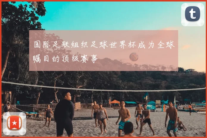 国际足联组织足球世界杯成为全球瞩目的顶级赛事