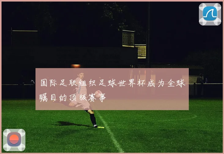 国际足联组织足球世界杯成为全球瞩目的顶级赛事